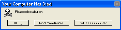 Error Message: Dead Computer