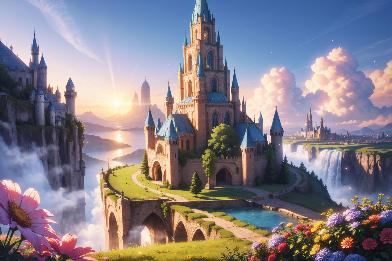 Fantasy castle by redbulk on DeviantArt