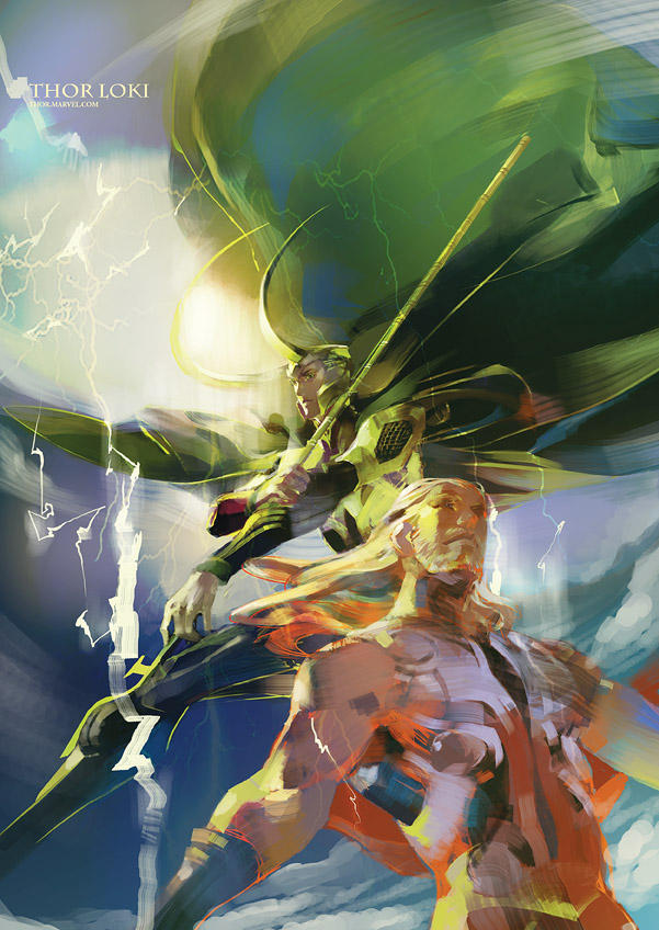 Thor  Loki by iammovan