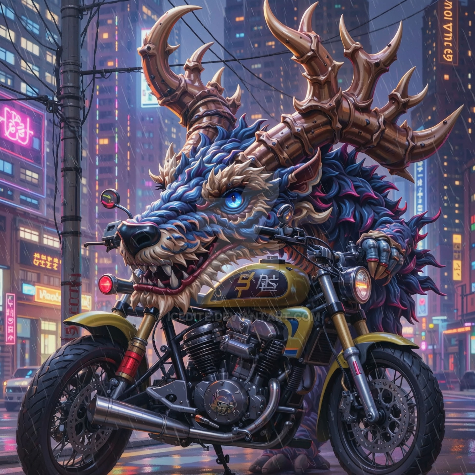Neopn Rider Neon Beast Rider by Icedite on DeviantArt