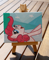 Tiny Pinkie Pie Canvas Painting!