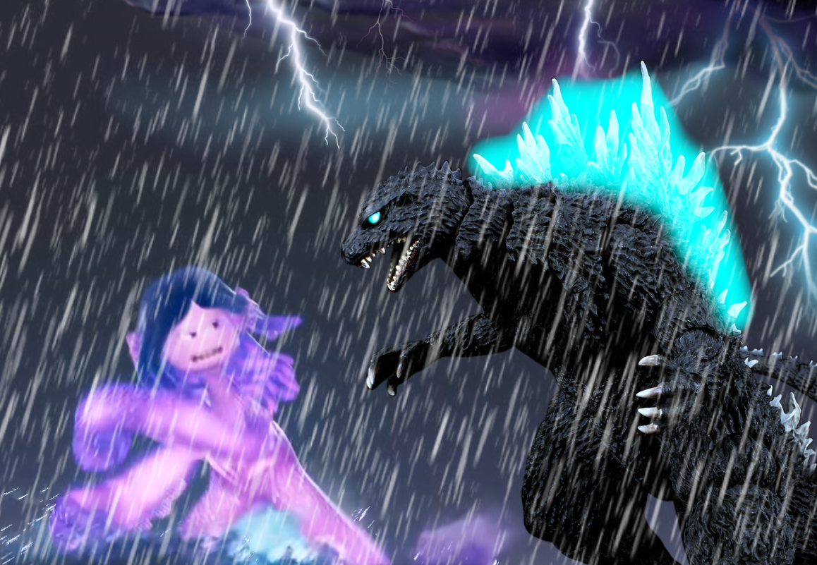 GATCRPG: Godzilla Vs. Ruby Gillman by vashierthebasher on DeviantArt