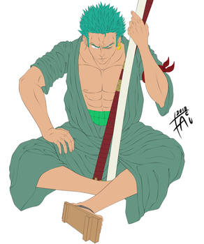 Roronoa Zoro Lineart teaser