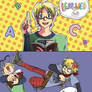 Hetalia - English vs Am. Eng