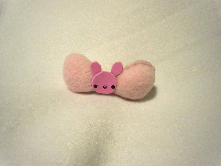 Pink Bunny Bow by SugarJerseyJones on DeviantArt
