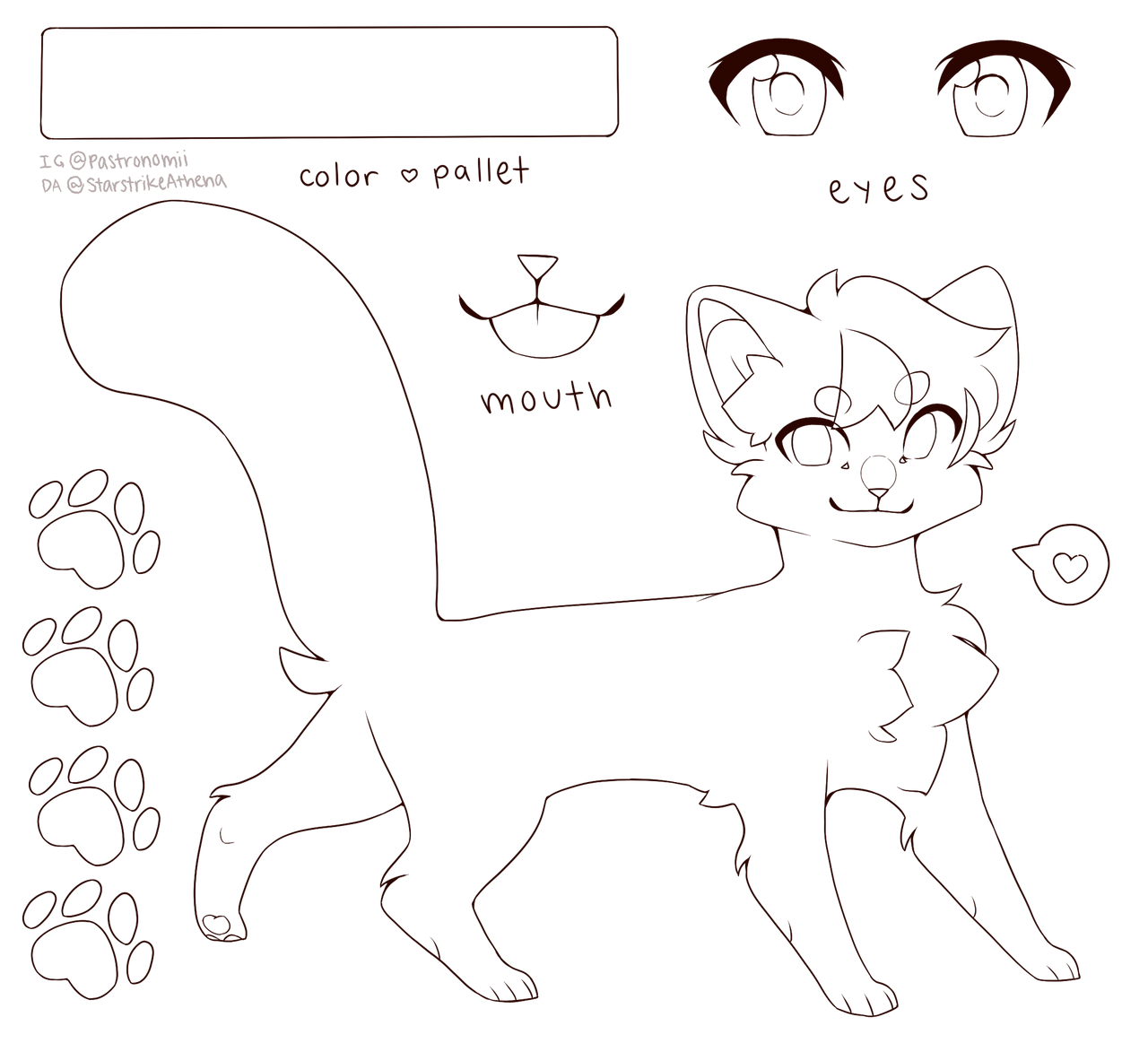 Free F2u Cat base Reference sheet base Ftu by StarStrikeAthena on