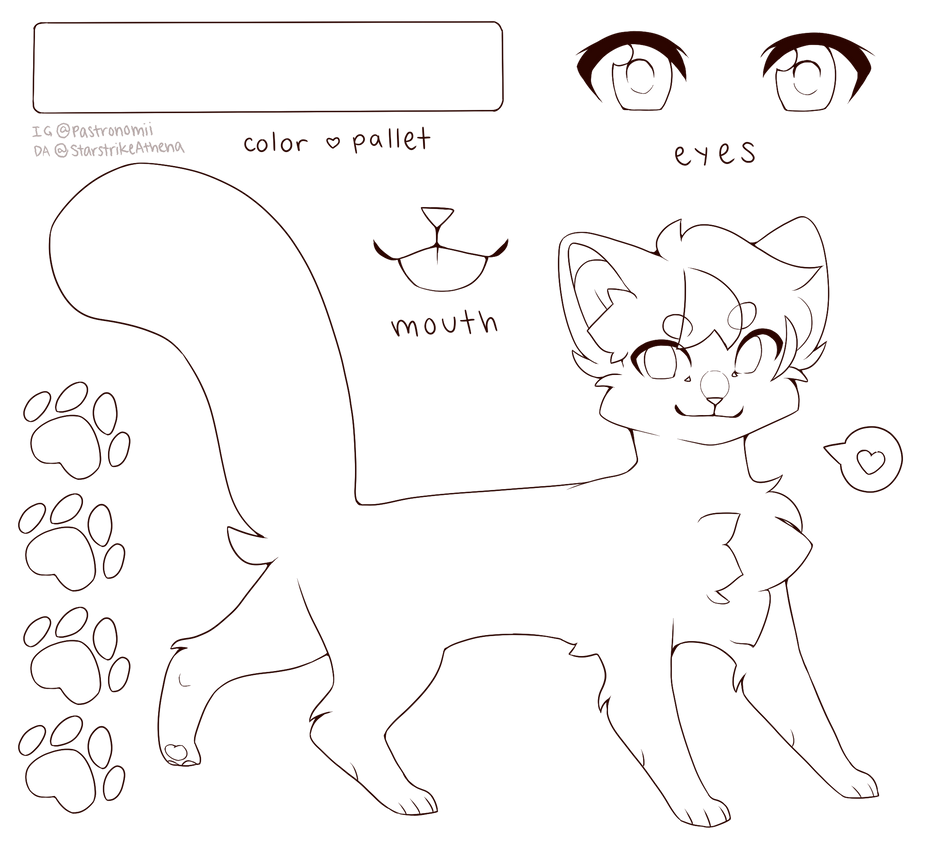 Body Base Rcat Ref Free F2u Cat base Reference sheet base Ftu by StarStrikeAthena on ...