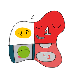 Characters puddle