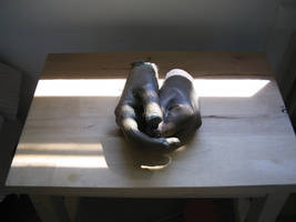 Bronze hands
