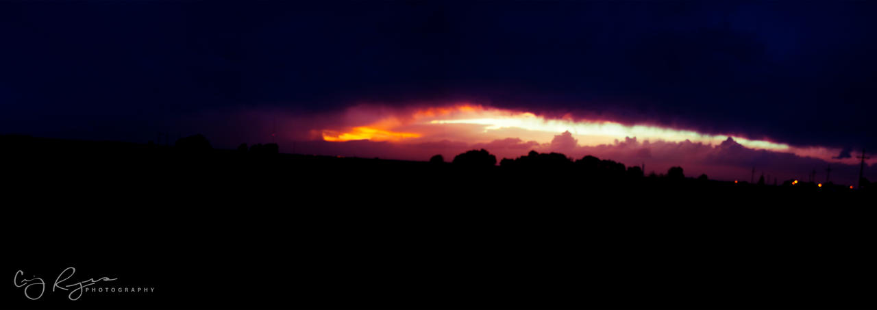 Thunderstorm Sunset