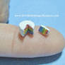 Dollhouse Miniature Quarter Scale Rainbow Cake