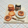 Dollhouse Miniature Nutella Toasts