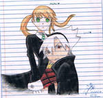 Maka Albarn and Soul Evans by Sirenascivia03