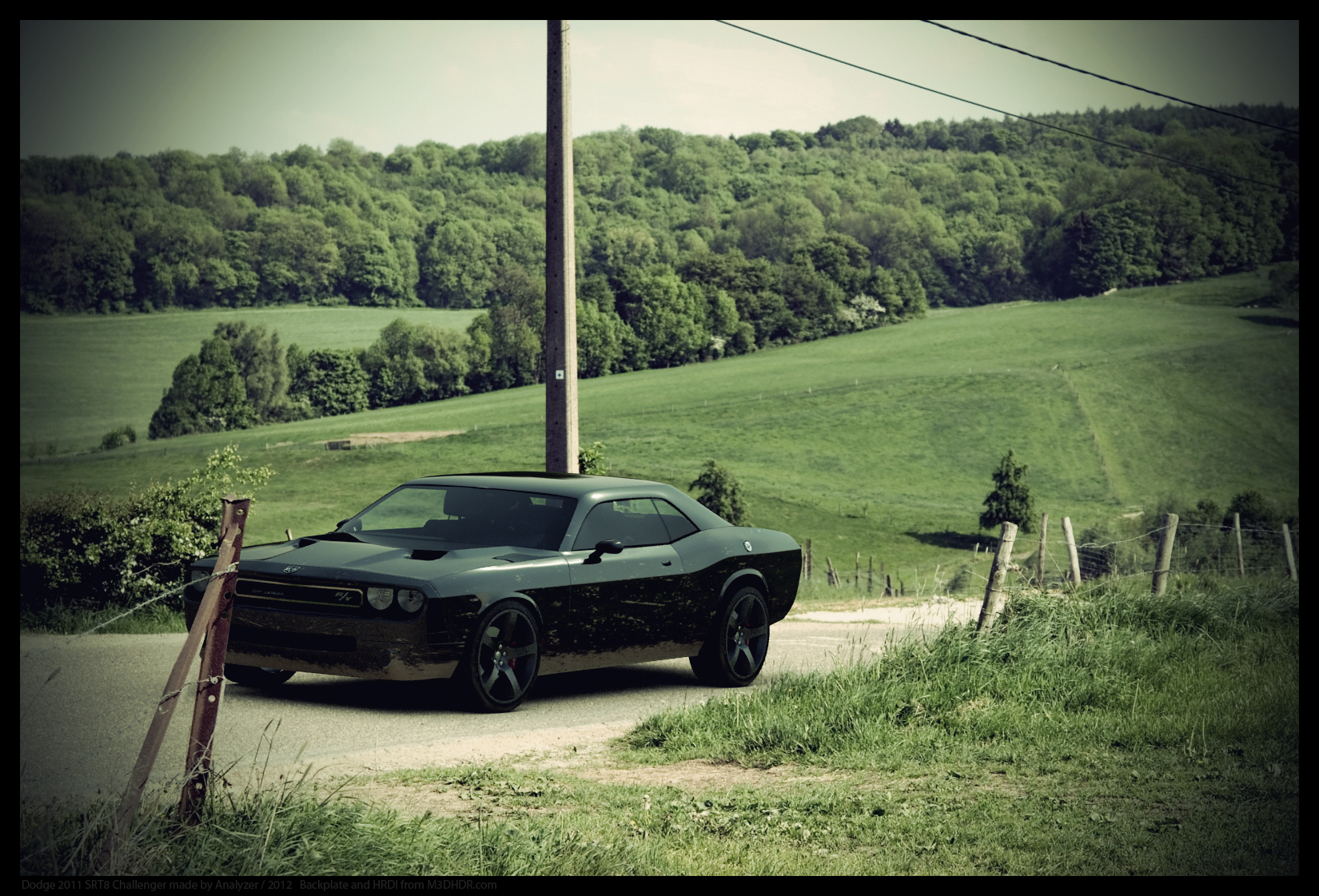 Dodge 2011 SRT8 Challenger - Country Road