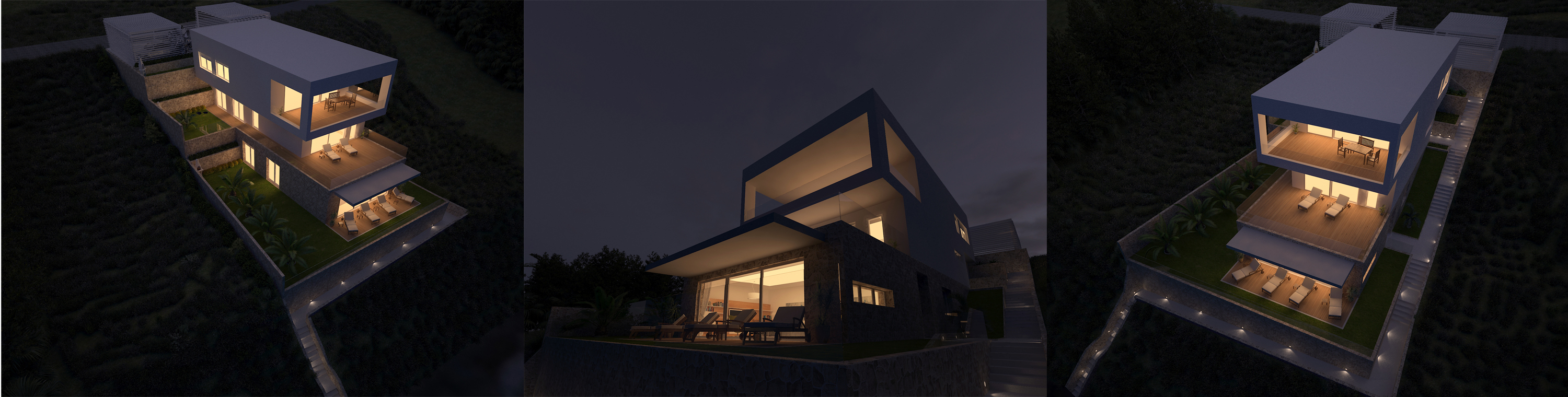 Night render _ house #1