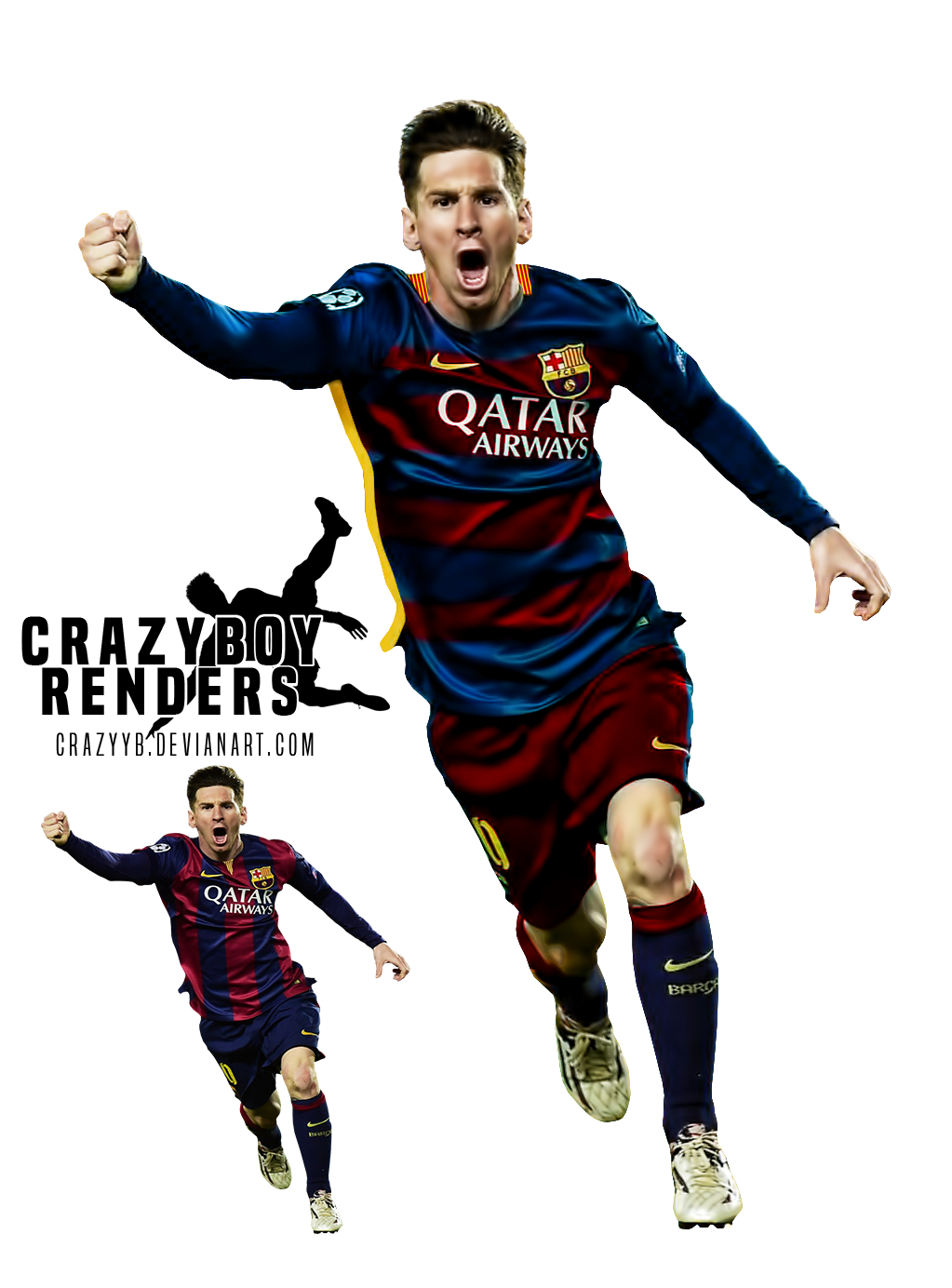 Lionel MESSI 15/16 Render ( V2 ) by CrazyyB on DeviantArt