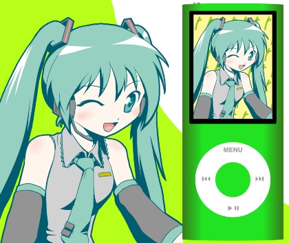 Hatsune Miku ipod