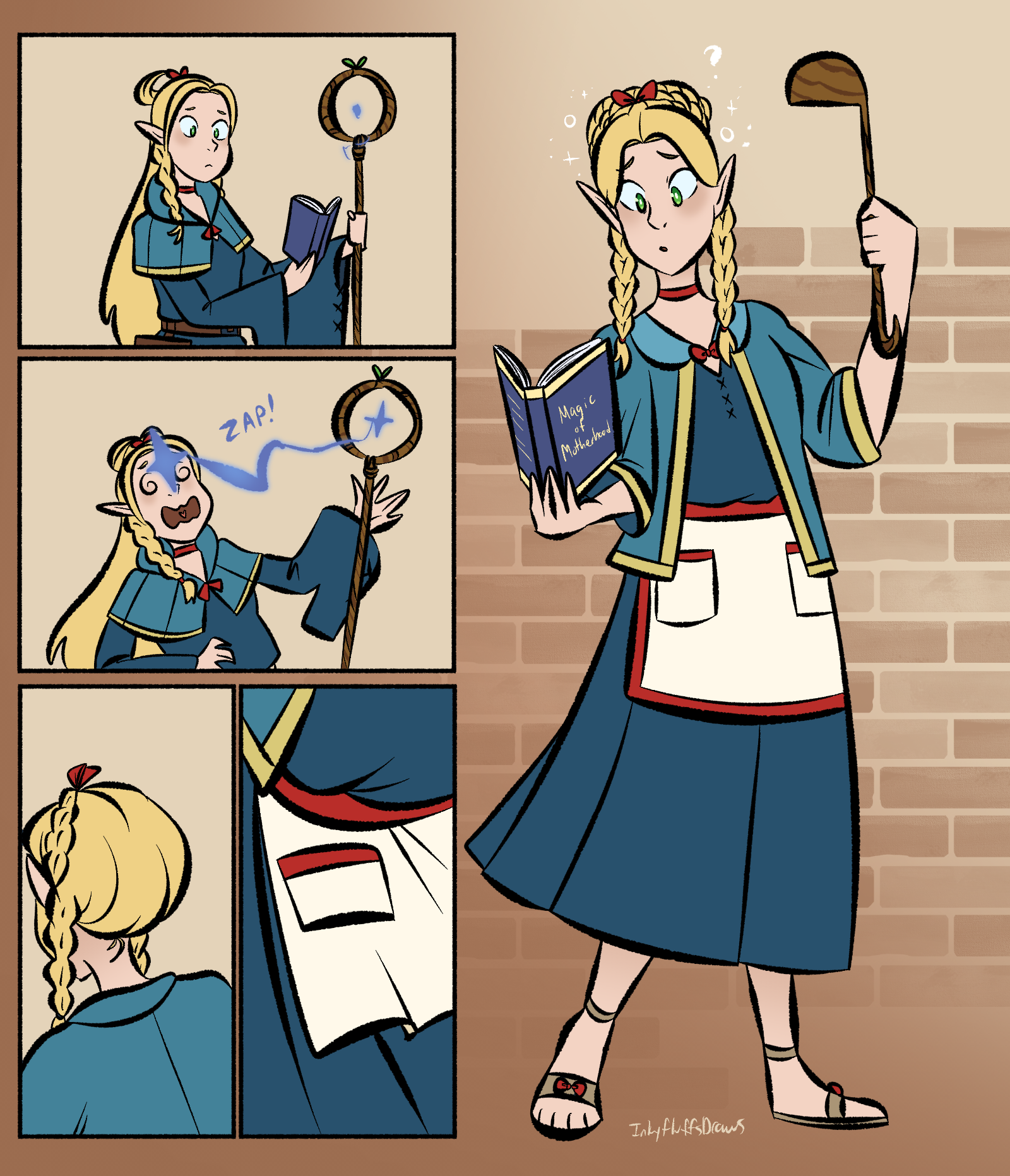 MNM - Marcille Mom Magic by inkyfluffdraws on DeviantArt