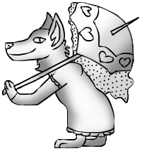 Wolf with Parasol (FREE) by AmaliaLamia Wolf with Parasol (FREE) by AmaliaLamia