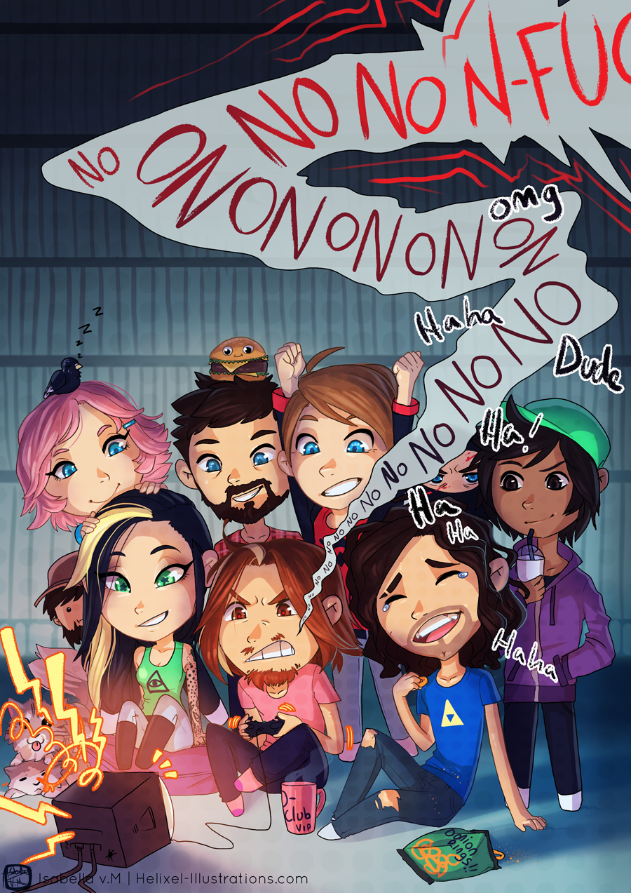 The Game Grumps By Helixel On DeviantArt