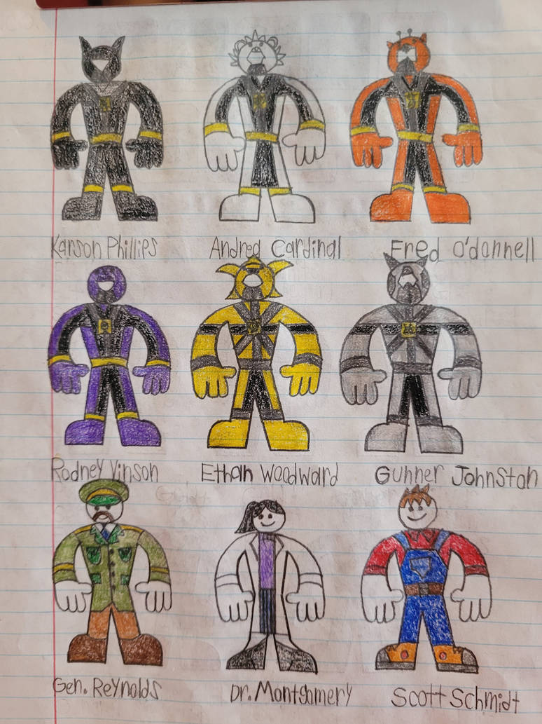 Power Rangers Nitro Charge: Extra Rangers + Allies by Ttarkasaurus-Rex ...
