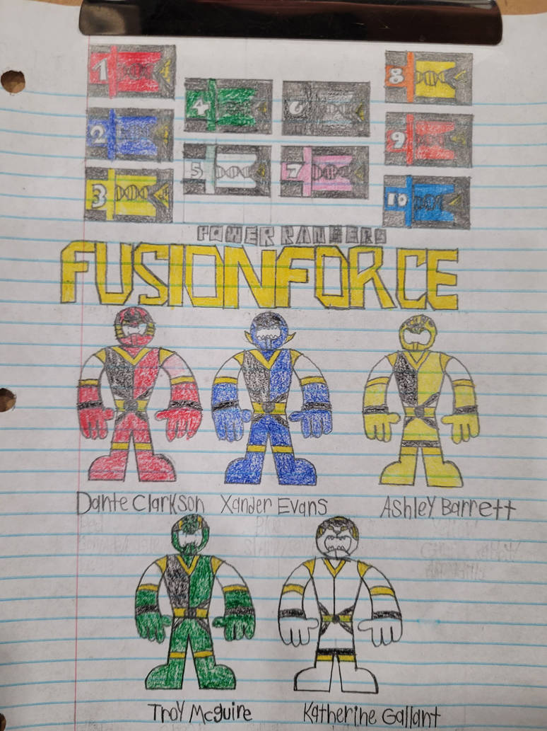 Power Rangers Fusion Force by Ttarkasaurus-Rex on DeviantArt