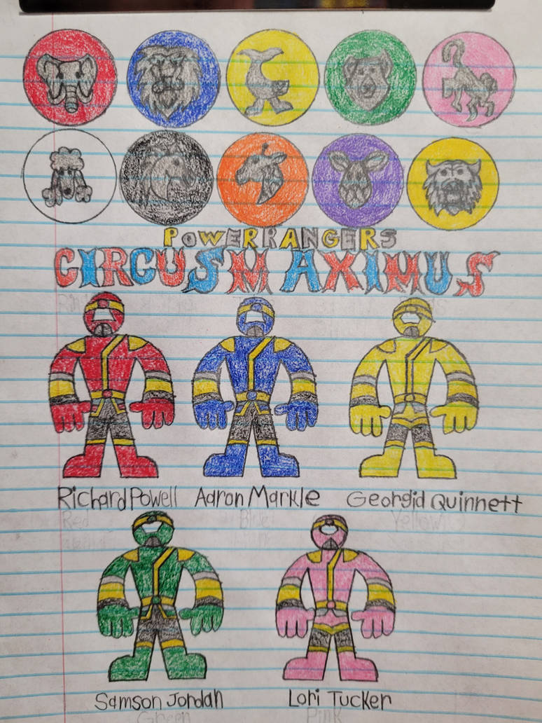 Power Rangers Circus Maximus by Ttarkasaurus-Rex on DeviantArt