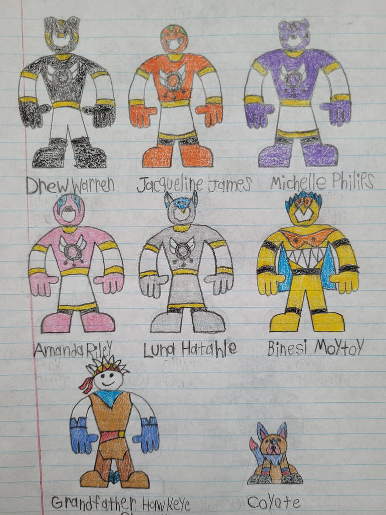 PR Totem Spirit: Additional Rangers and Allies by Ttarkasaurus-Rex on ...