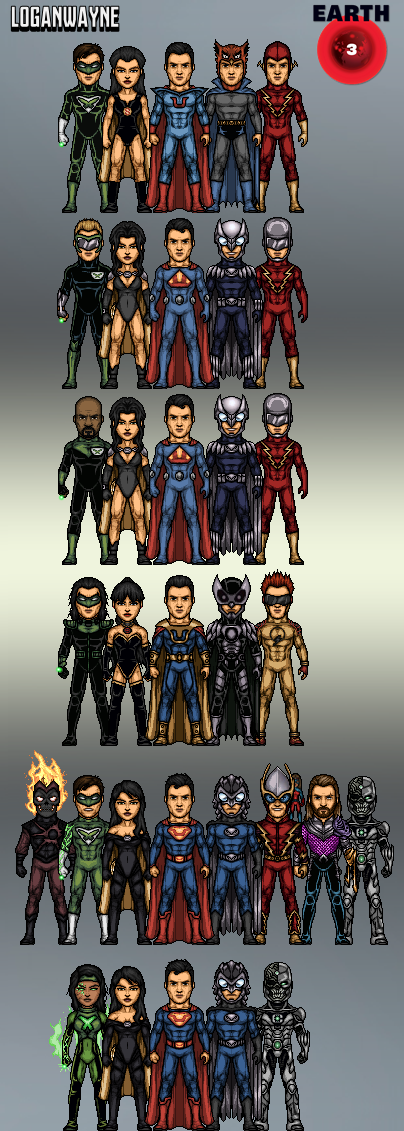 Crime Syndicate (Earth 3) by LoganWaynee on DeviantArt
