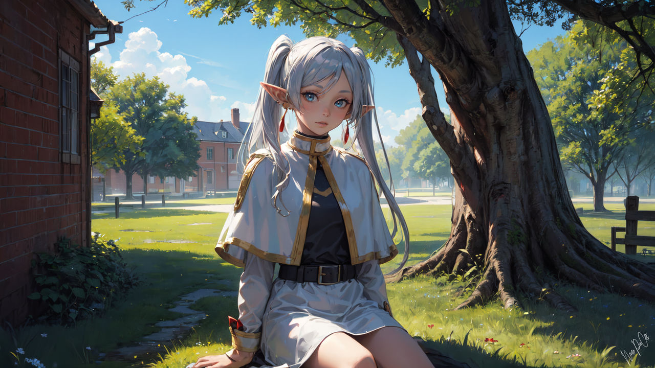 Friren Wallpaper 7680x4320 by NeuroPieCats on DeviantArt
