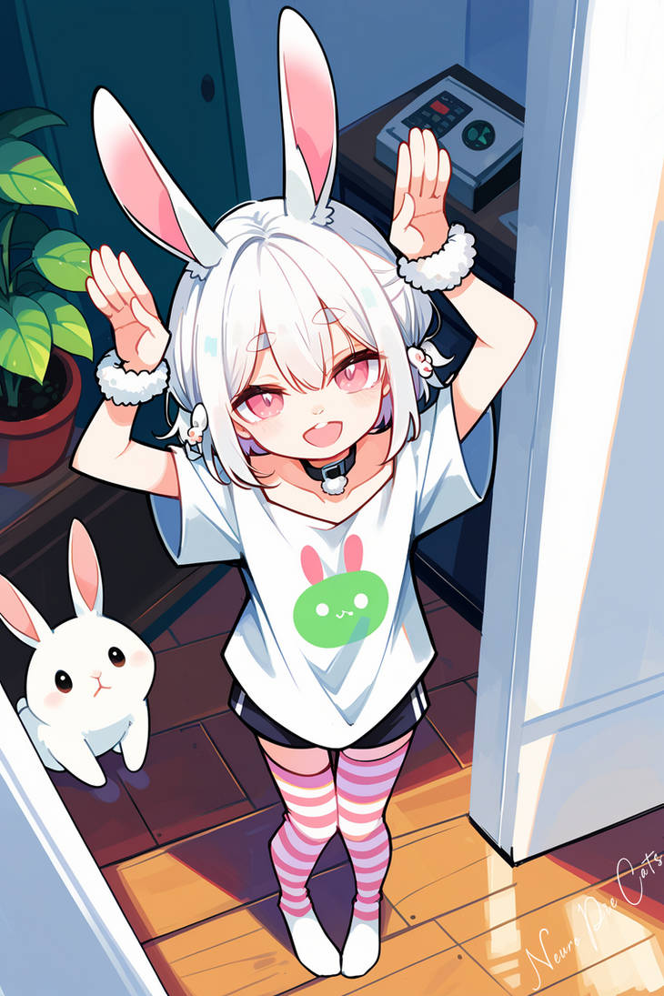 Fictional Rabbit Girls Rabbit Girl by NeuroPieCats on DeviantArt