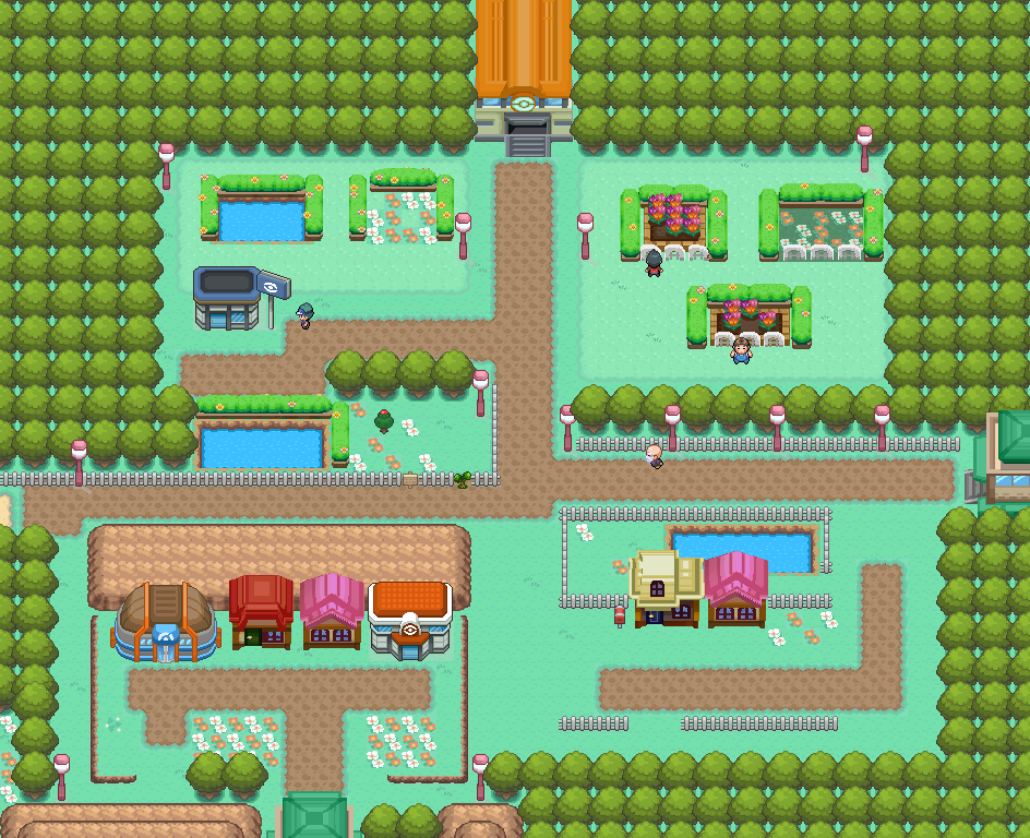 Fuchsia City in Pokemon Yellow for GBC by CK47 on DeviantArt