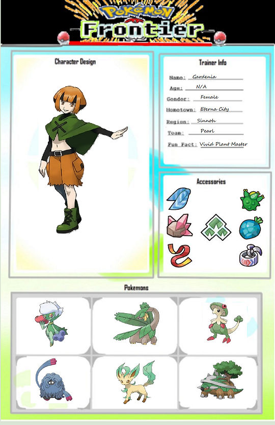 Gardenia's Pokemon Template by Amelia411 on DeviantArt