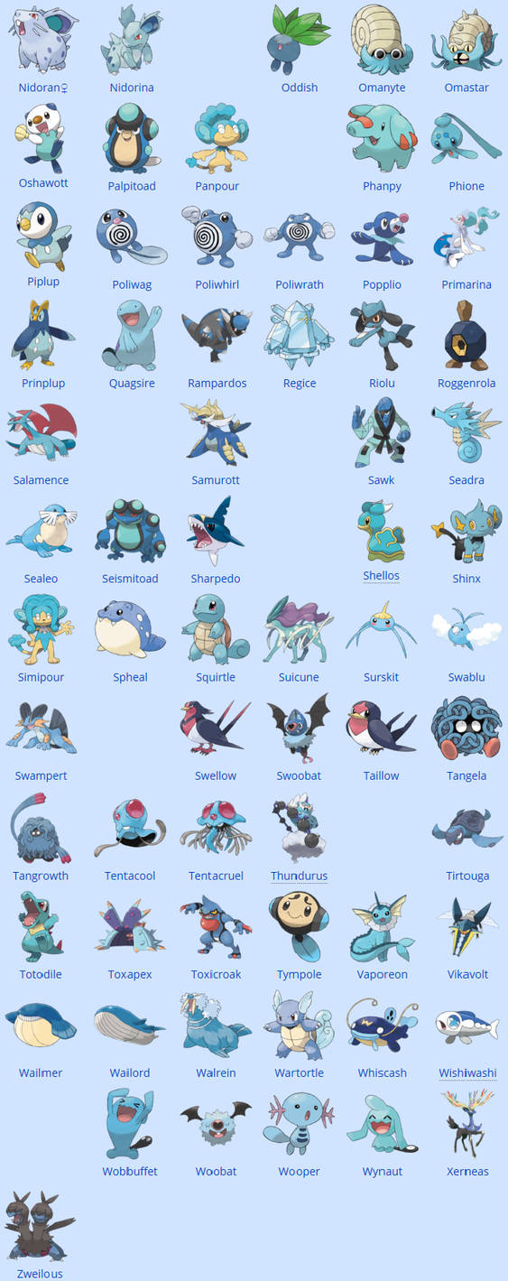 Pokemon Blue Types at Darren Pennington blog
