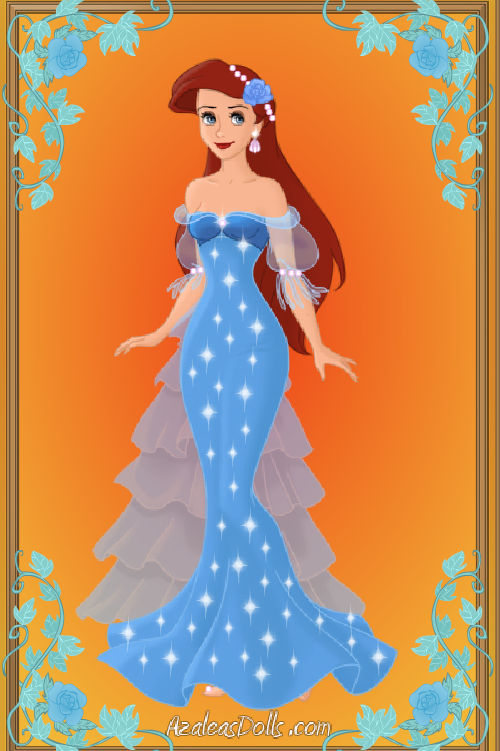 little mermaid water dress Tonight I got this wonderful question from @disneycollectiblefans that I'm delighted to answer. Ariel's dress, when coming out of the water, was made of sea foam. We simply didn't have time to