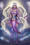 Angel in purple by Anspire