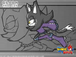 [Commission] Gloom The Cat - Sonic Battle