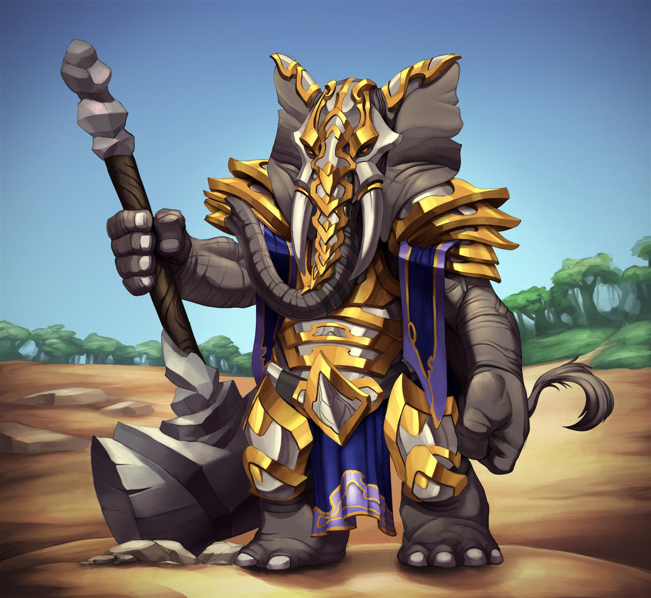 Animals In Armor - Elephant by cweinmanart on DeviantArt