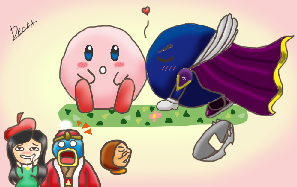 Kirby x Meta Knight (Meta Caballero) by kingdededefan on DeviantArt