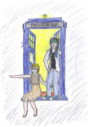 xeniaXVI und Ich in der TARDIS