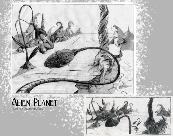 Alien Planet Concept by casanovaarts on DeviantArt