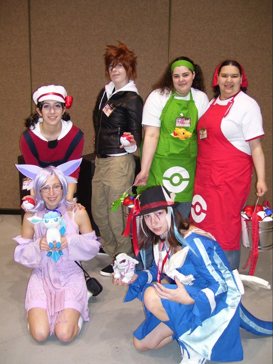 Pokemon cosplay group