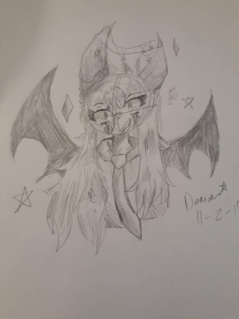 Random Demon a random demon I drew by DreameyEevees on DeviantArt