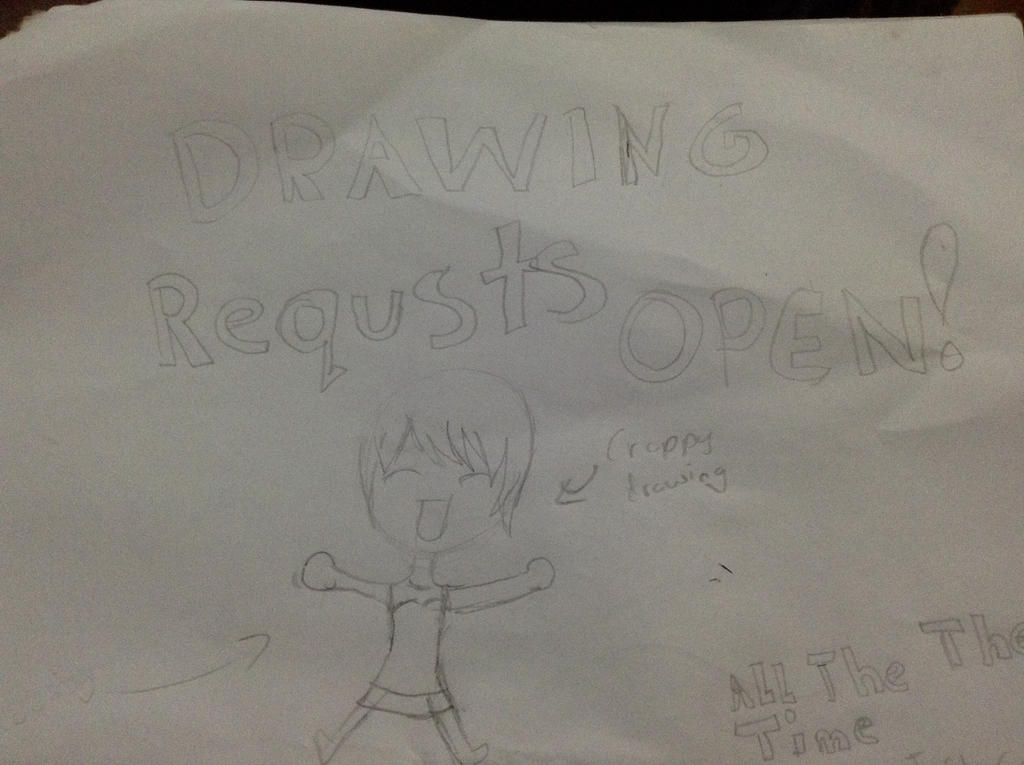 drawing requests are open and they always will be by Hellofunart on ...