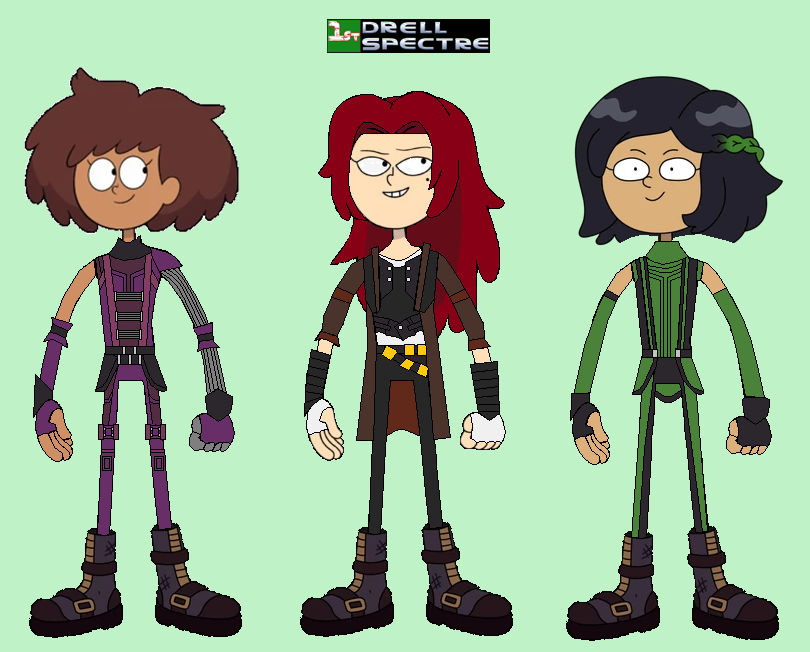 Amphibia Girls as Guardians of the Galaxy by FirstDrellSpectre on ...