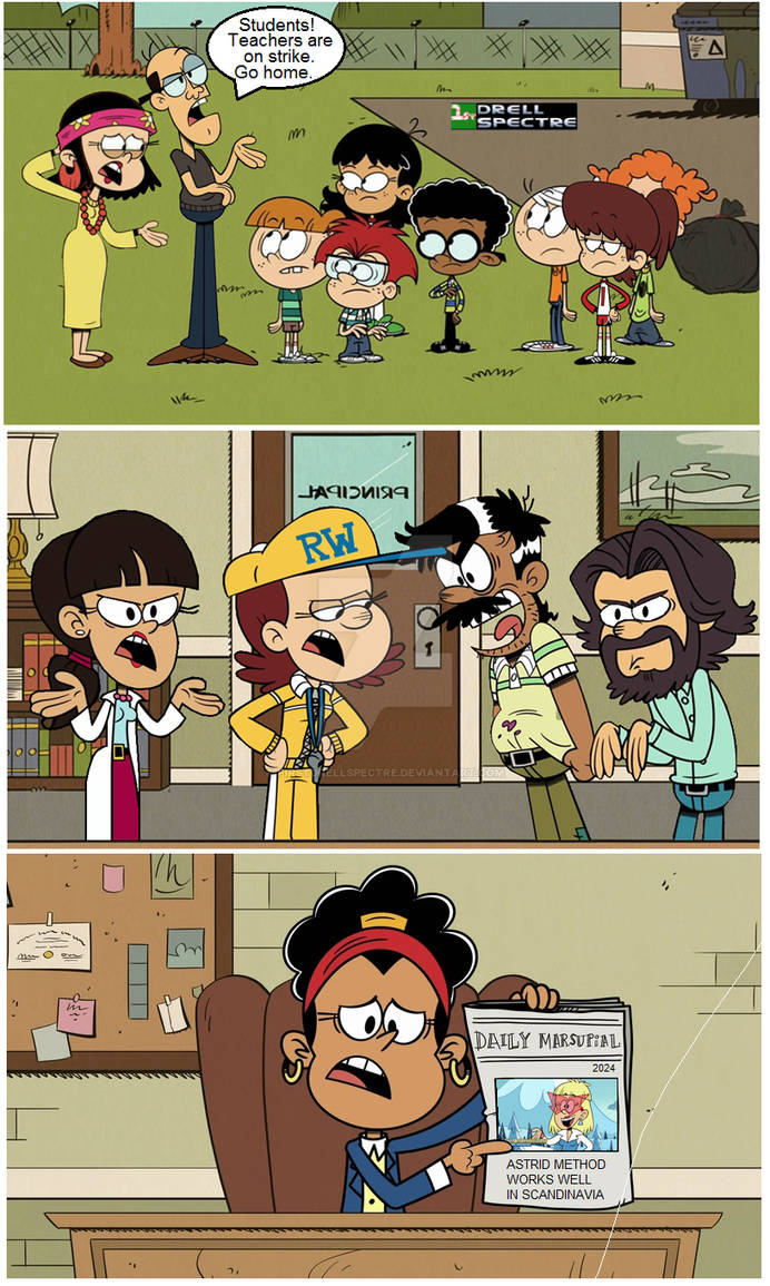 Teachers on strike by FirstDrellSpectre on DeviantArt