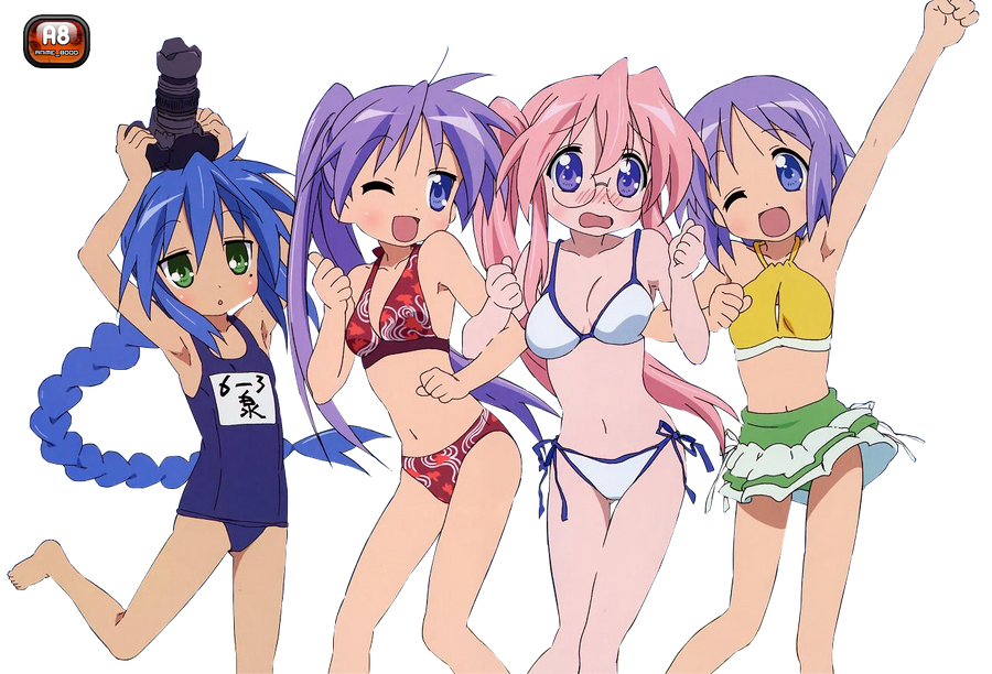 Lucky Star Swimsuit Edition by anime8000 on DeviantArt