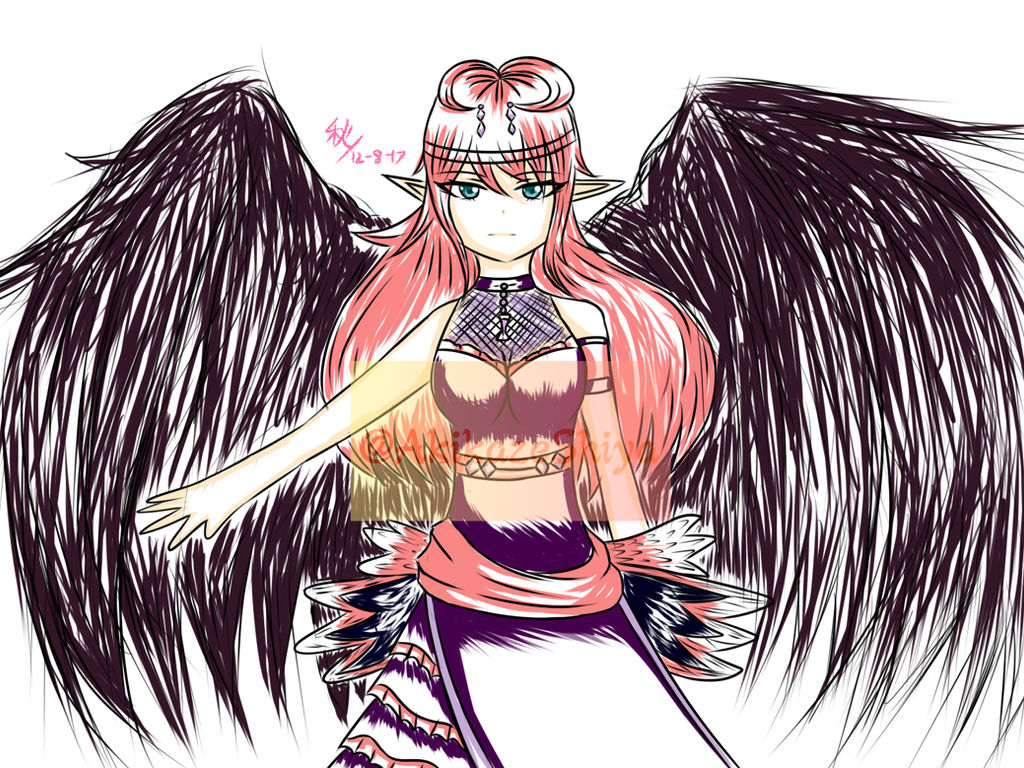 Contest Prize Badass Angel Sketch By Akikazekun On Deviantart
