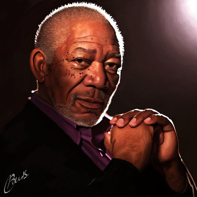 Morgan Freeman by brentonmb