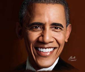 Barack Obama digital painting